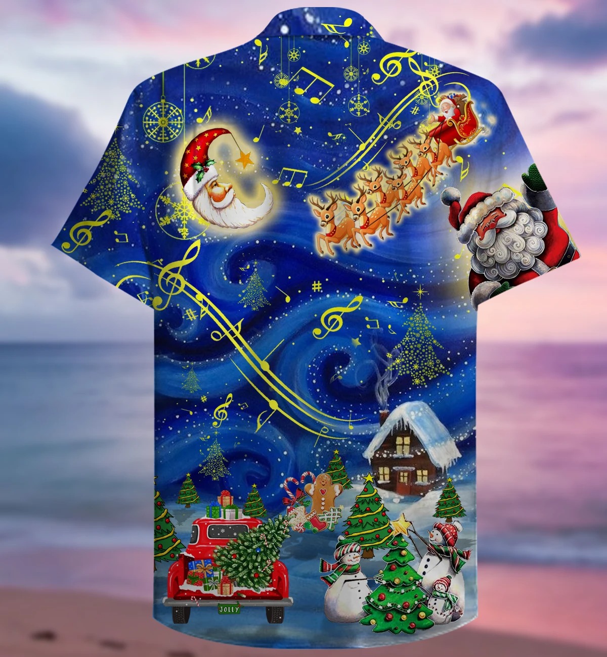 Christmas Sky hawaiian shirt2
