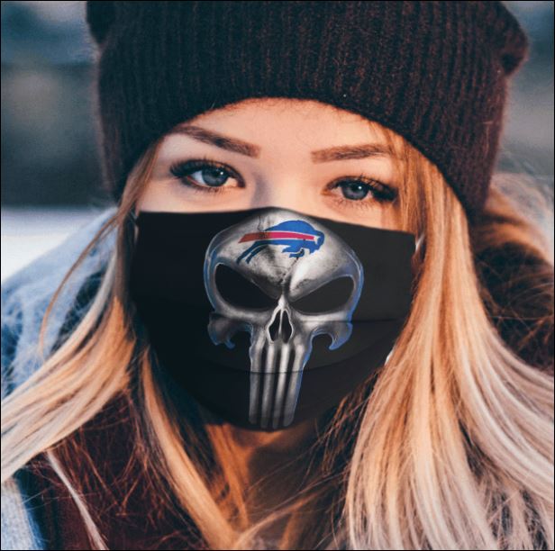Buffalo Bills The Punisher face mask