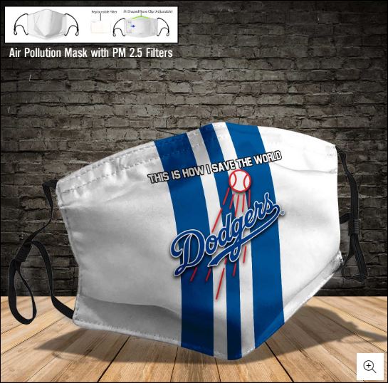 Los Angeles Dodgers this is how i save the world face mask – dnstyles