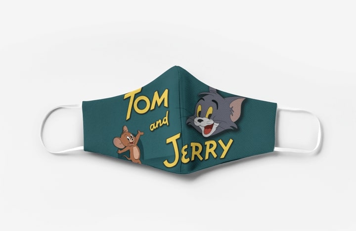 Tom and jerry cartoon full printing face mask
