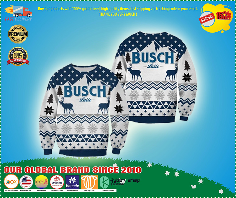 Busch Latte ugly Christmas sweater 1