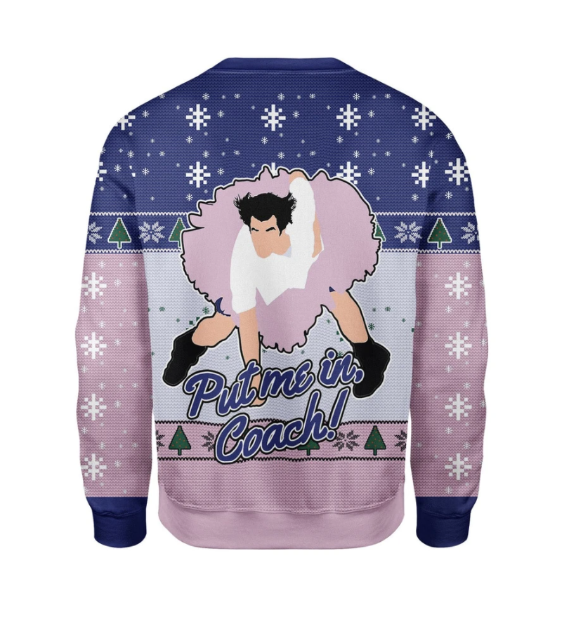 Put me in coach ugly sweater 1