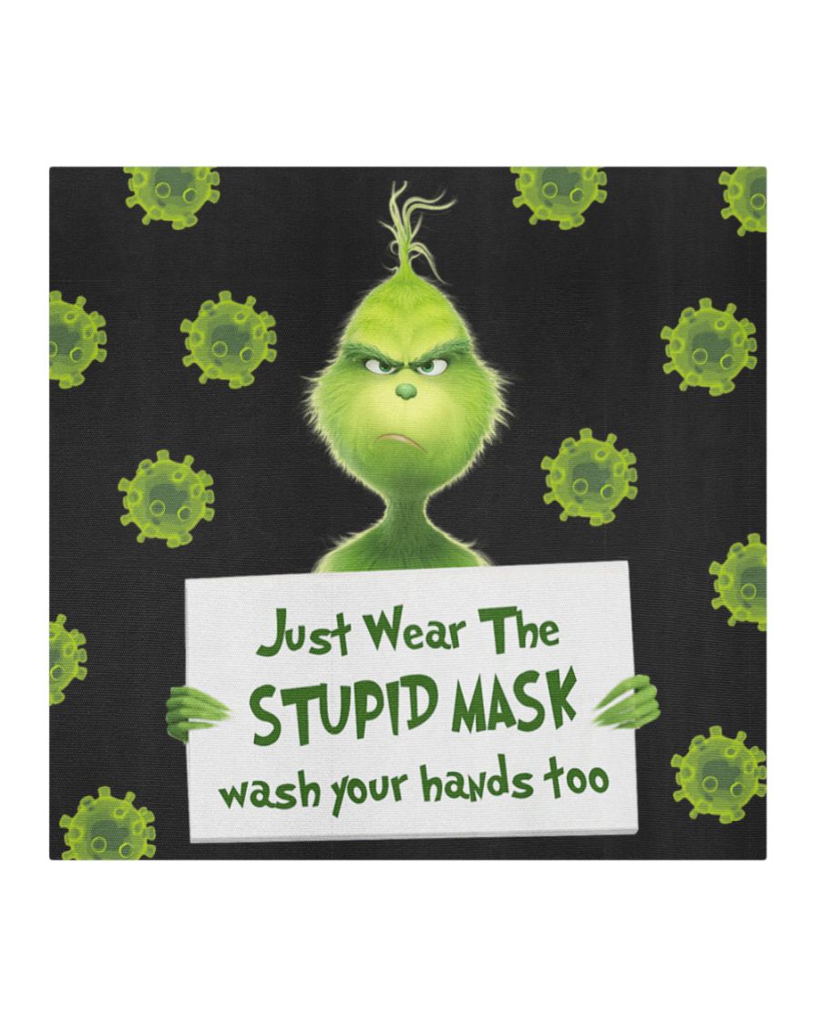 Grinch just wear the stupid mask wash your hands too face mask 3