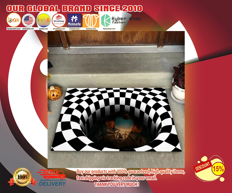 Halloween IT illusion doormat 4