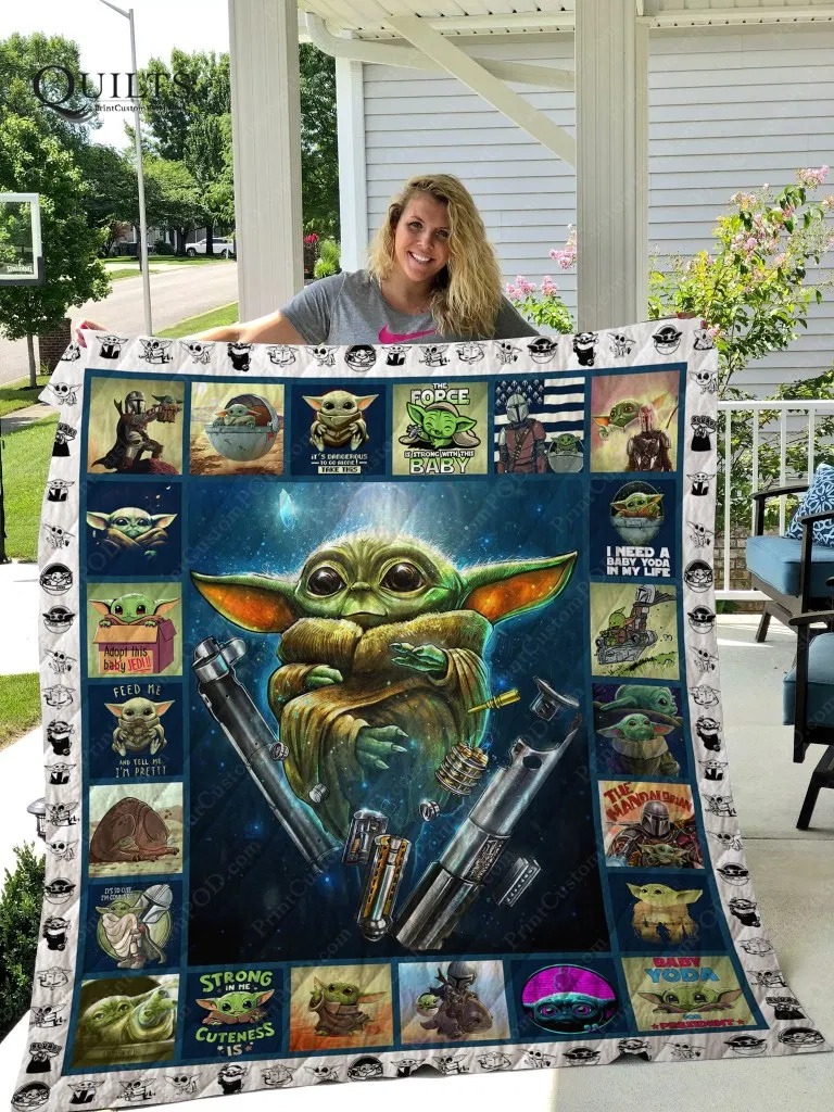 Yoda Quilt Blanket – LIMITED