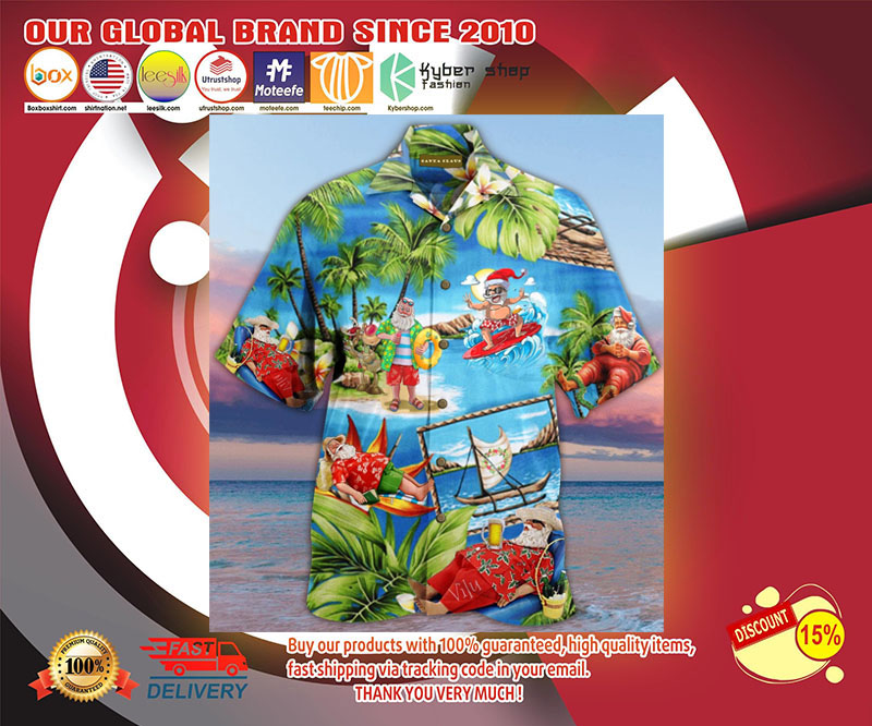Santa Claus hawaiian shirt 4