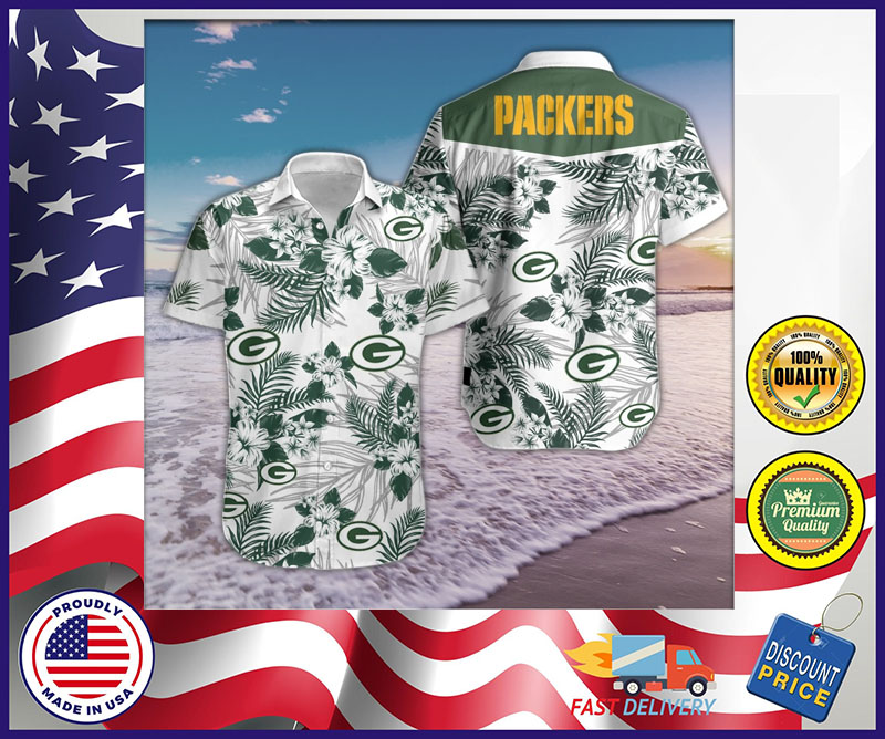Green Bay Packer hawaiian shirt
