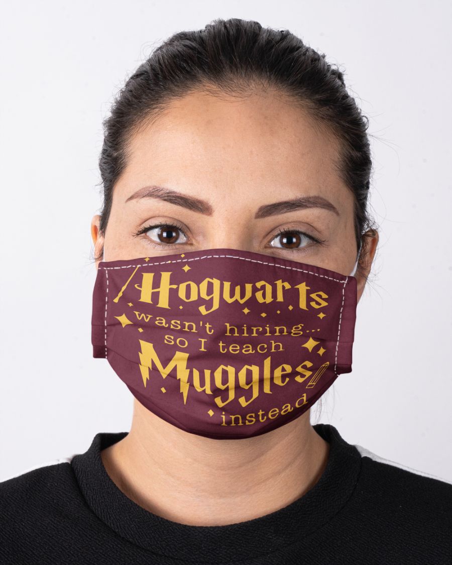 Hogwarts wasn't hiring so i teach muggles instead 3d face mask 1