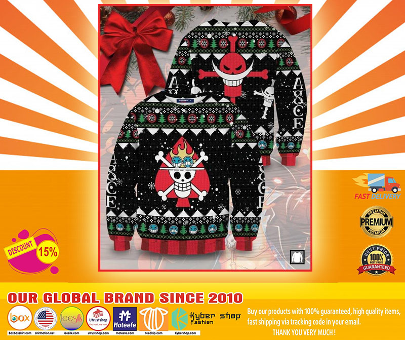 Skull Pirate ugly Christmas sweater4