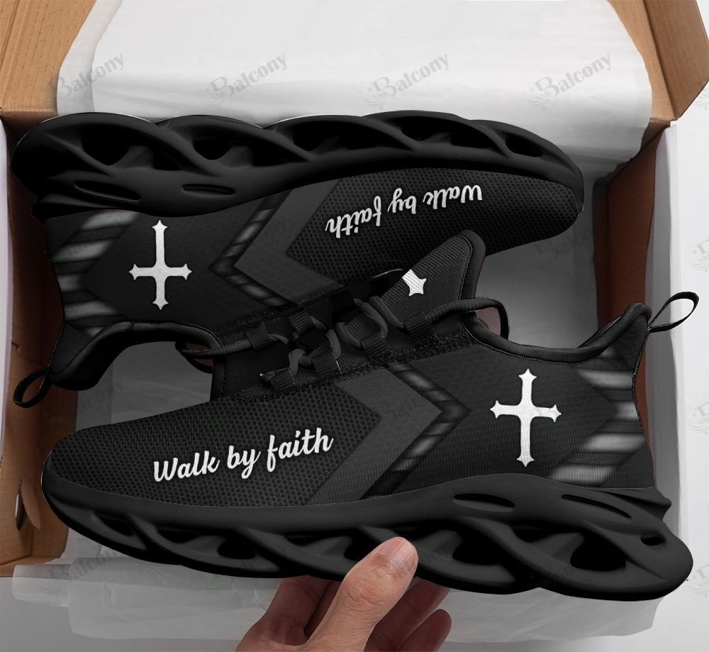 Jesus Yeezy Walk by faith clunky max soul shoes (2)
