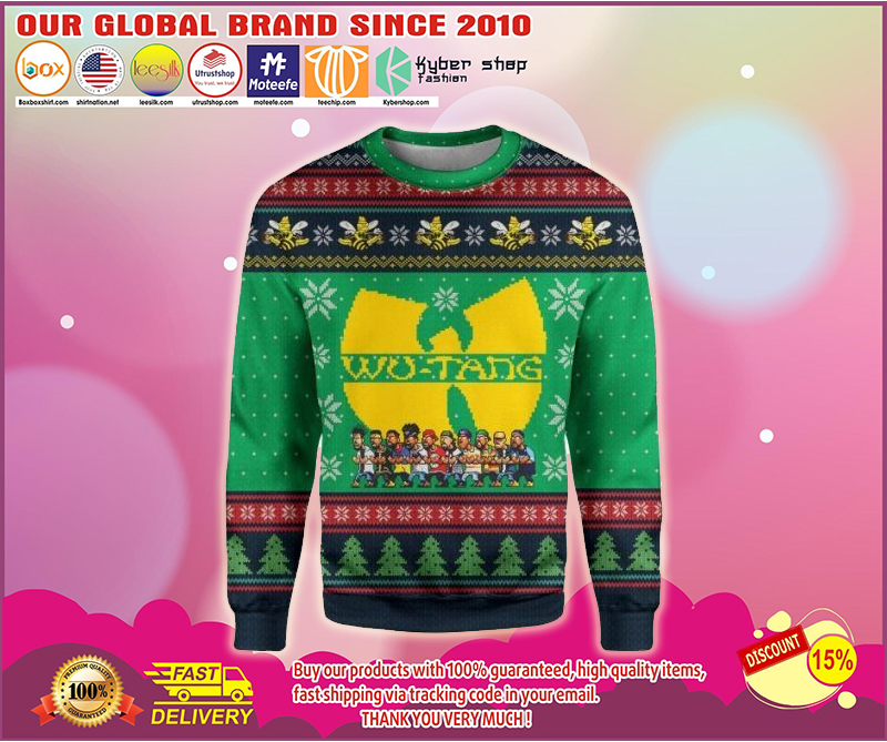 Wu tang christmas 3d sweatshirt 1