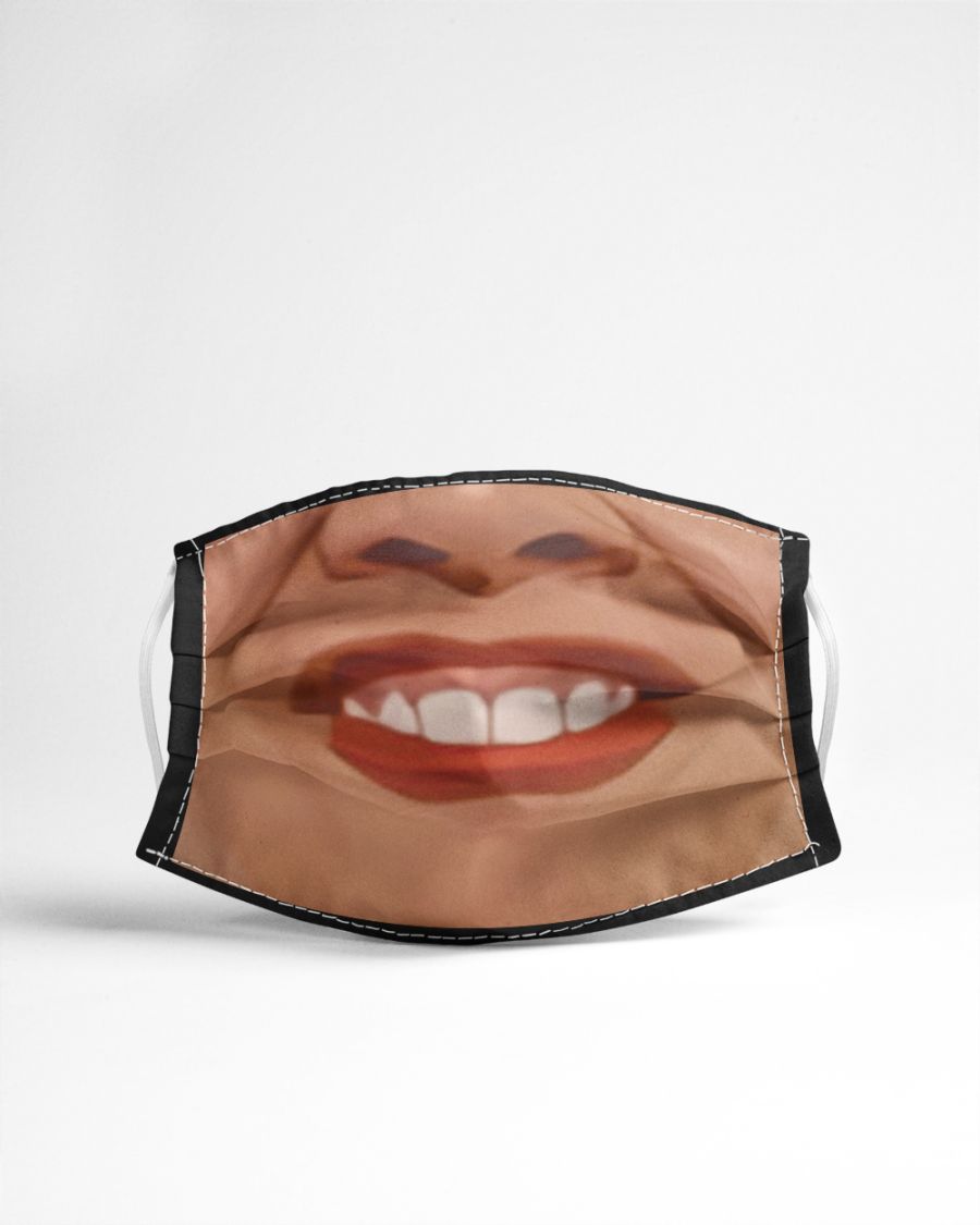 Funny smile face mask