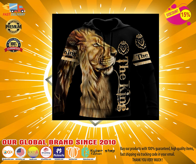 Lion King the king 3d hoodie2
