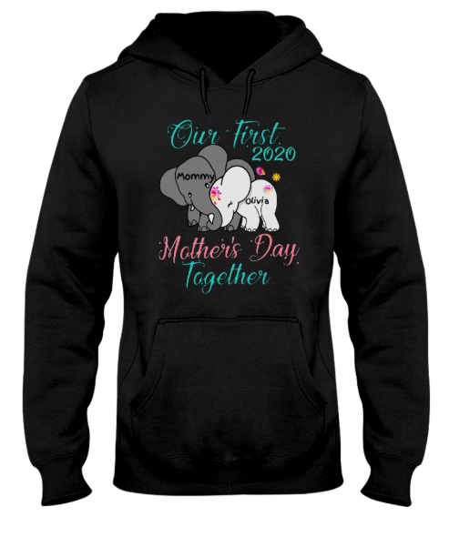 Our first 2020 mother's day together elephant hoodie
