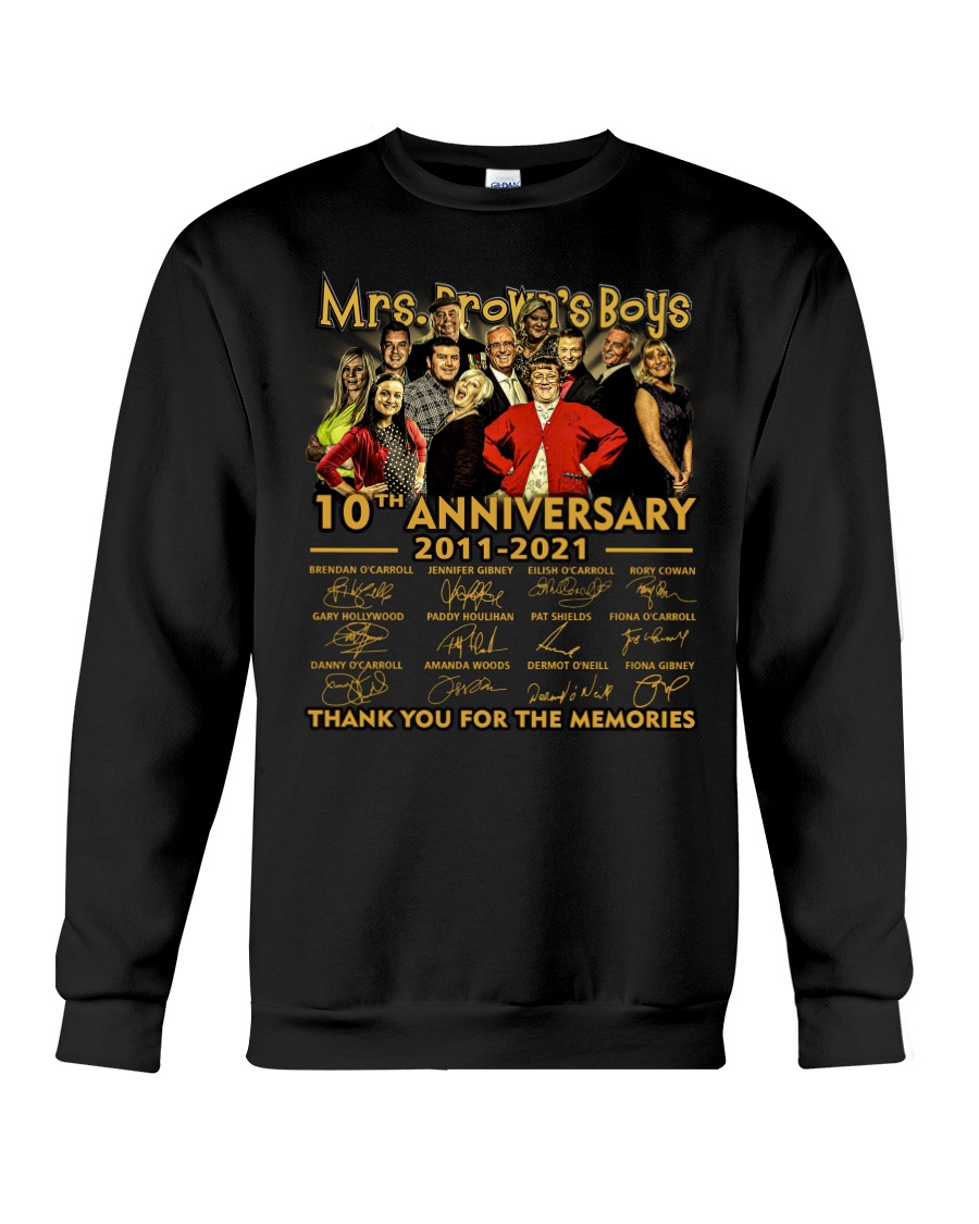 Mrs Browns boys 10th anniversary 2011-2021 sweatshirt
