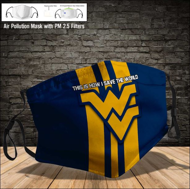 West Virginia Mountaineers face mask