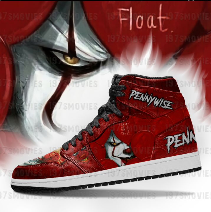 IT pennywise air Jordan high top sneaker shoes 2