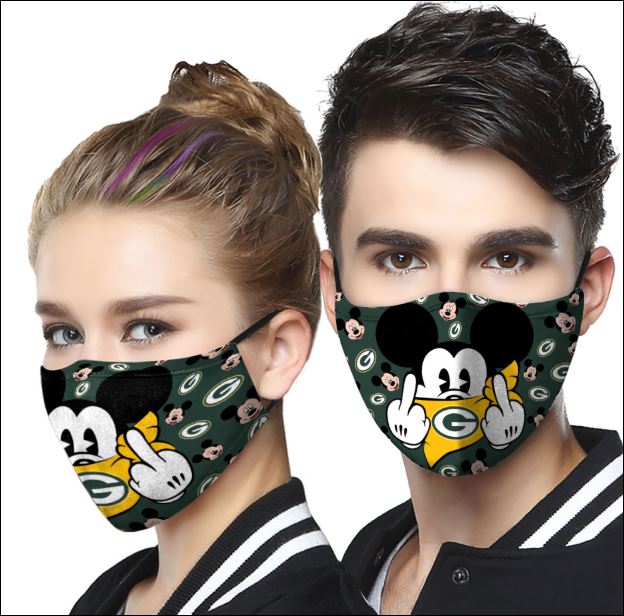 Green Bay Packers Mickey mouse face mask