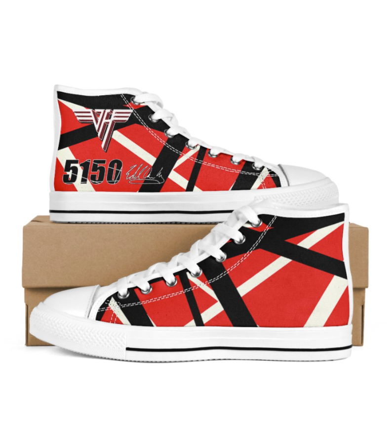 Eddie Van Halen 5150 signature high top shoes