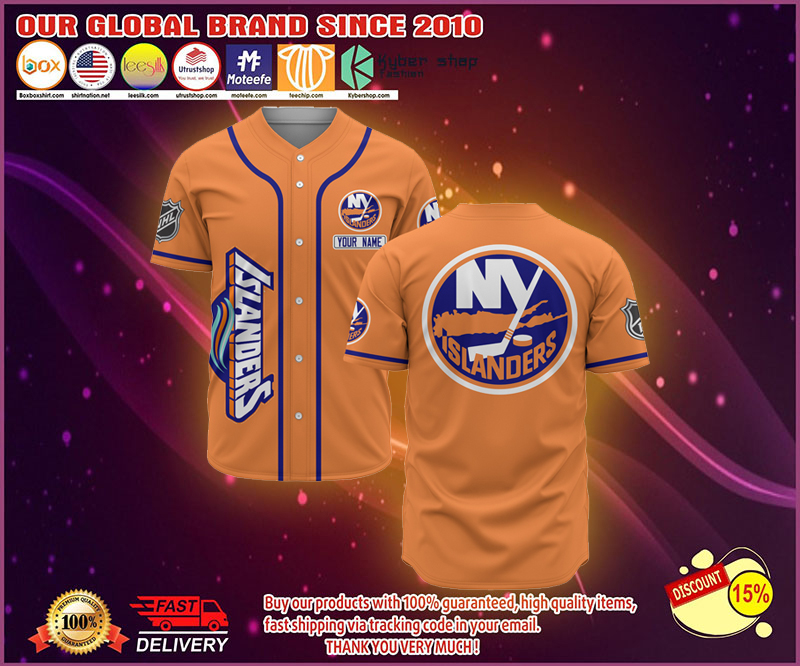 New York Islanders baseball jersey shirt 1