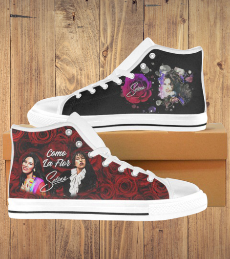 Selena como la flor High Top Sneakers – BBS