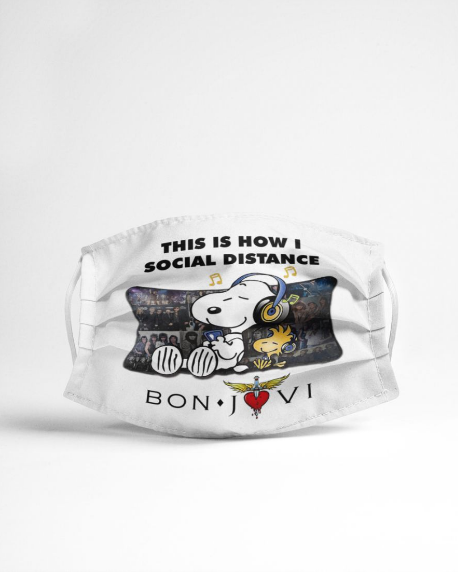 Bon Jovi – This Is How I Social Distance face mask – alchemytee