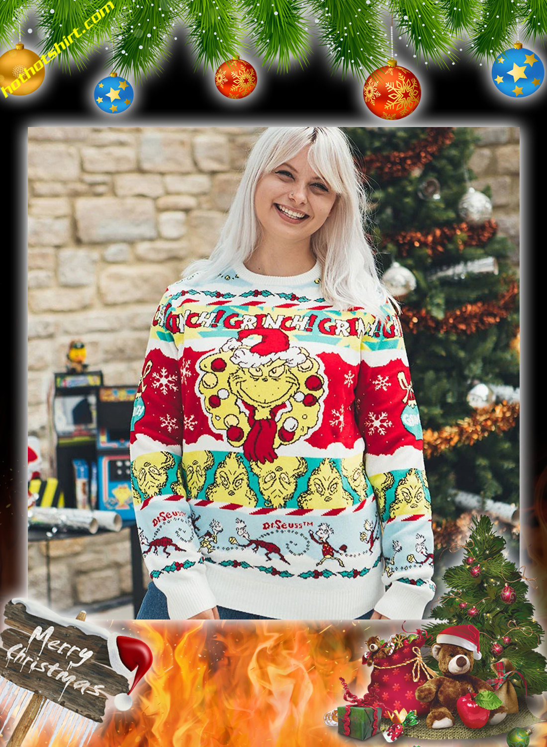 The grinch christmas jumper and ugly sweater 2