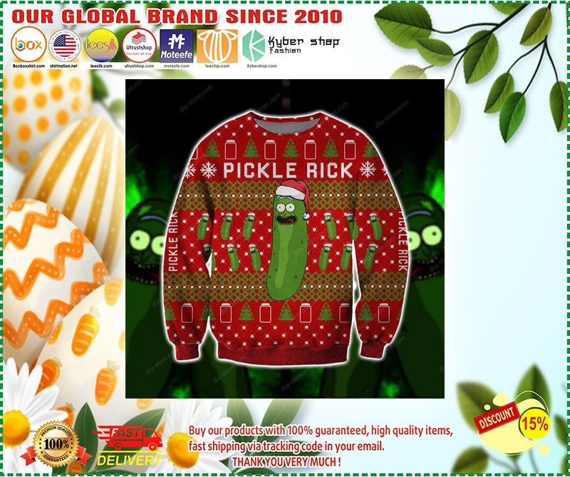 Pickle rick ugly christmas sweater ugly christmas sweater 2