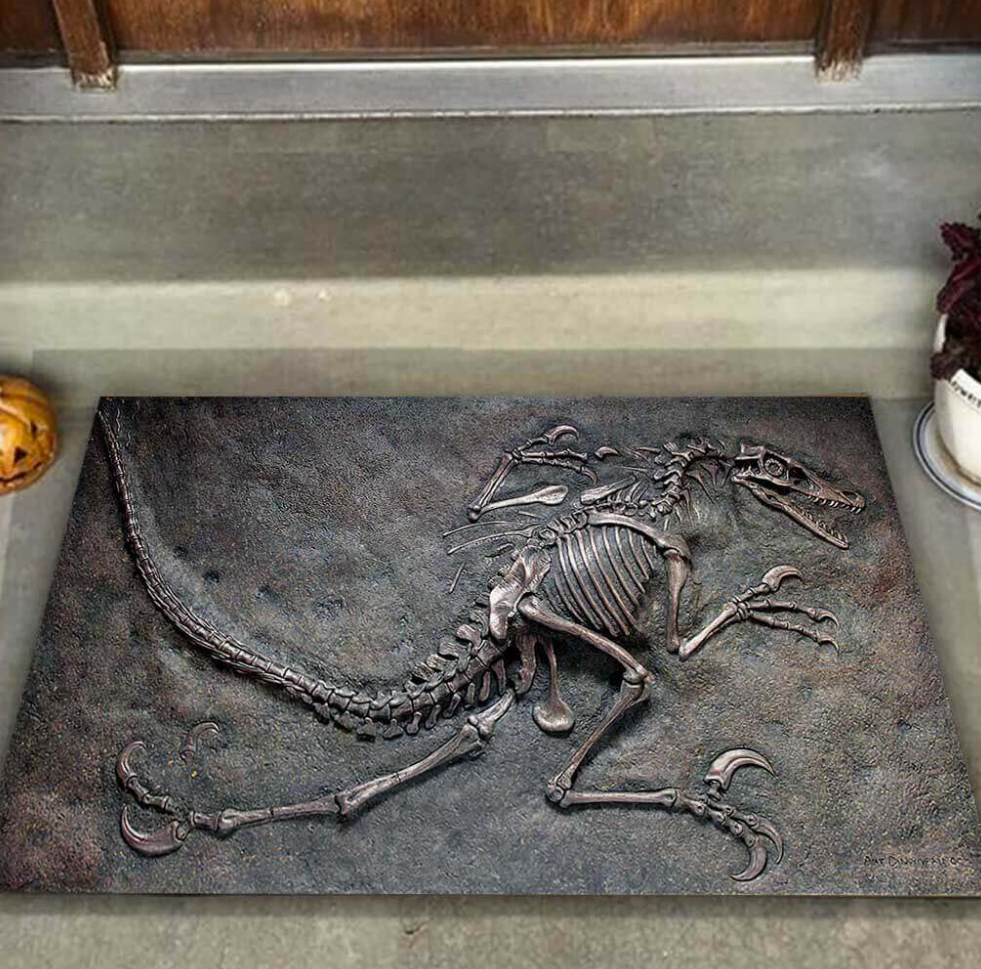 Dinosaur Fossil doortmat