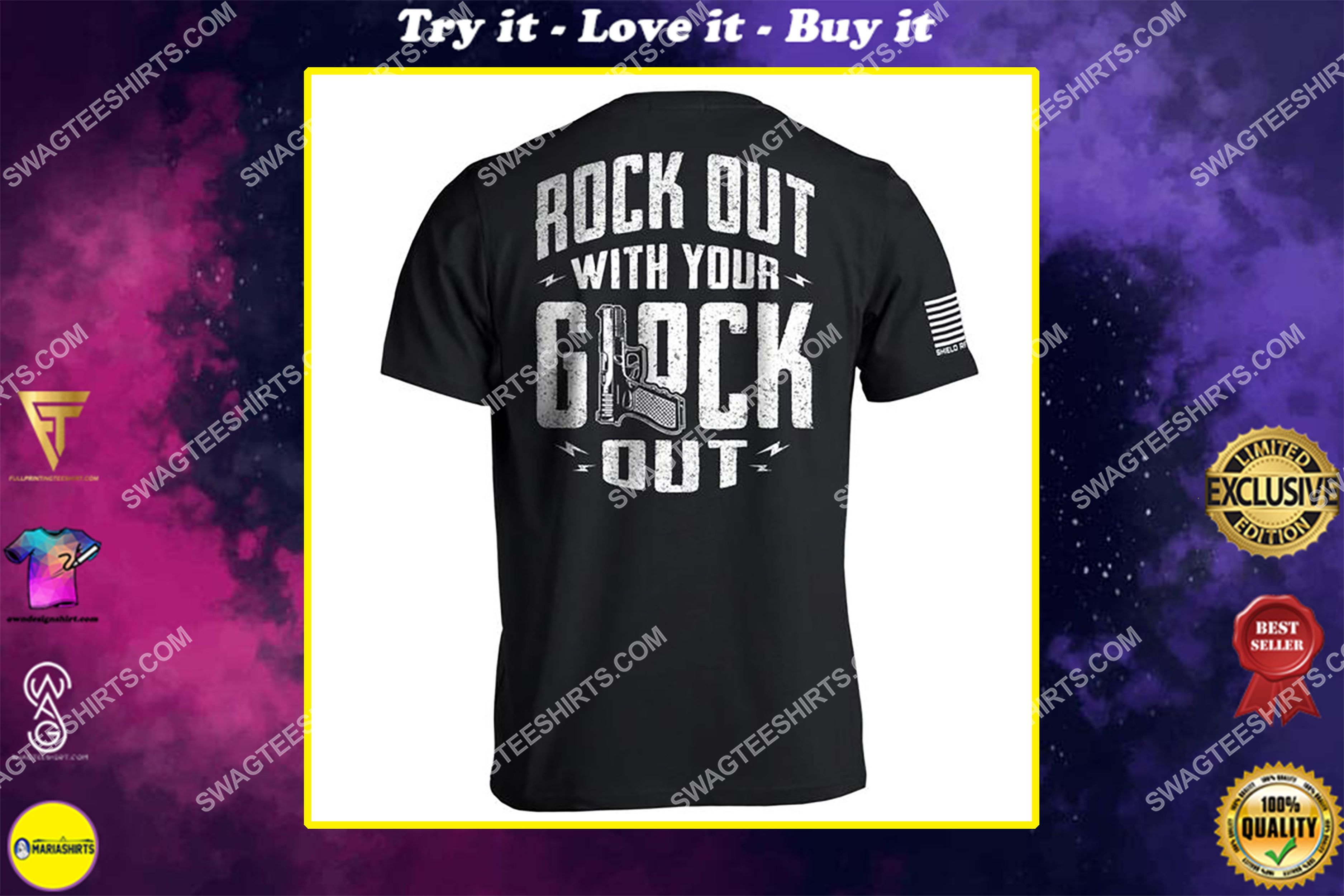 [special edition] rock out with your glock out shirt – maria