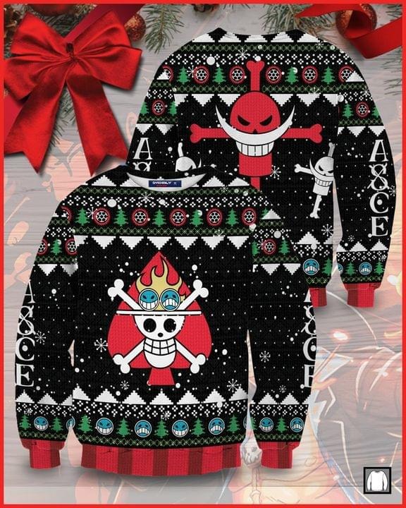 Skull Pirate ugly Christmas sweater