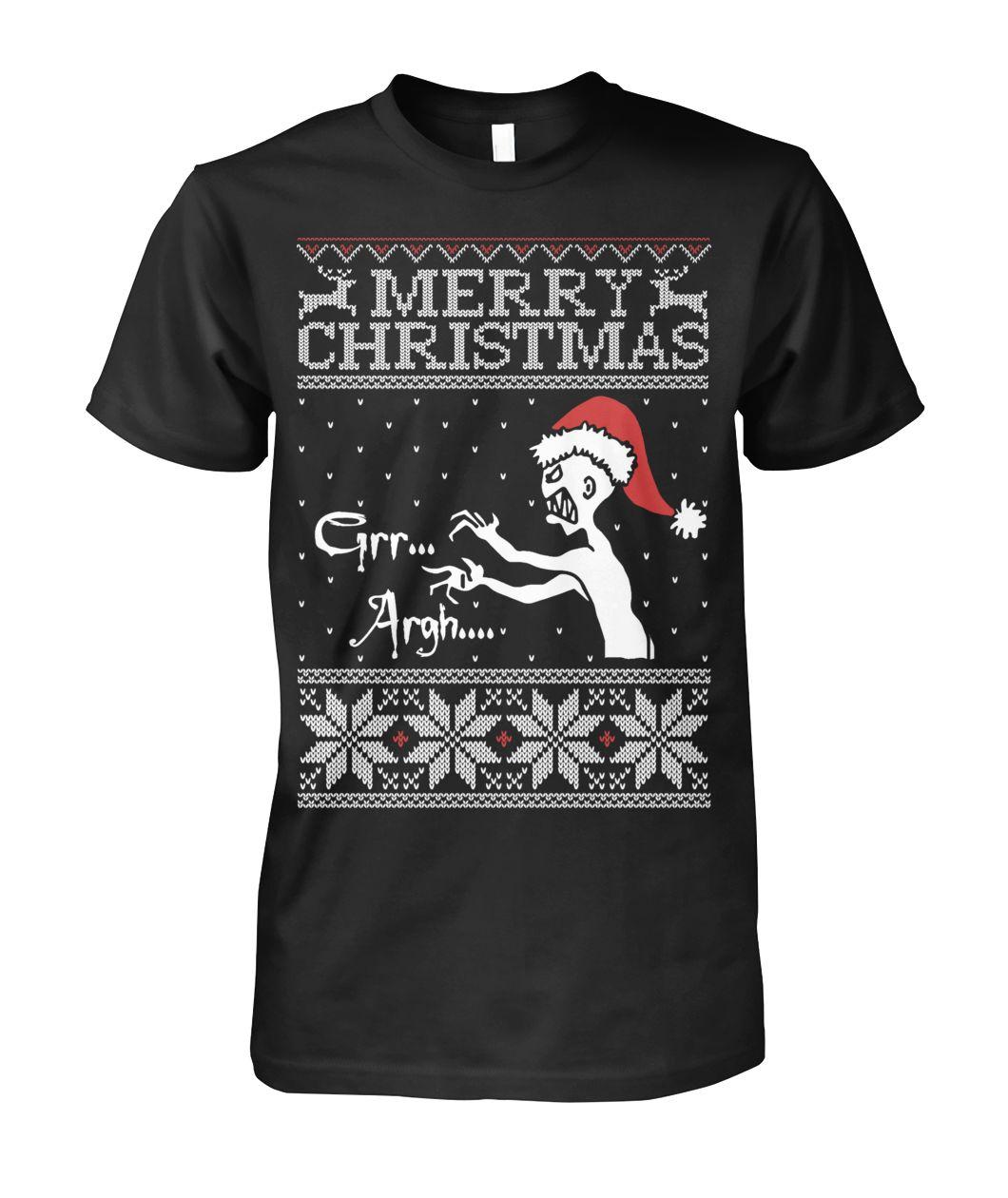 Merry Christmas Grr Argh Ugly christmas shirt