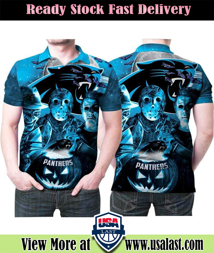 Carolina Panthers Halloween Horror Night 3D Pullover Hoodie 2