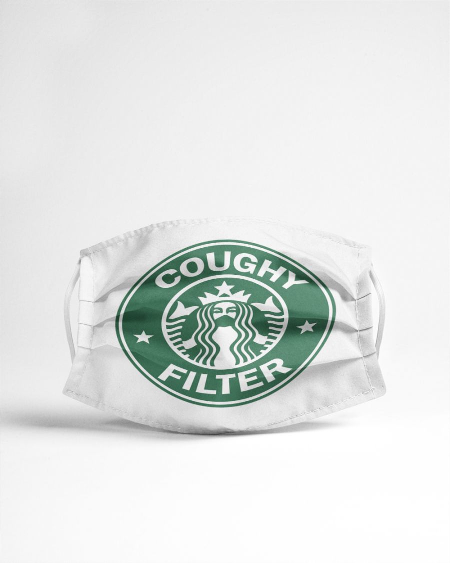 Coughy filter starbucks logo face mask