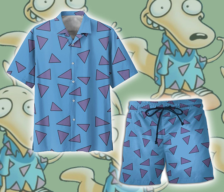 Rocko’s Modern Life Hawaiian Shirt And Short – LIMITED EDITION