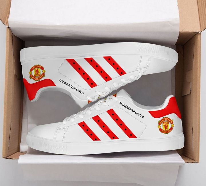 Manchester United Stan Smith Shoes White Version 1