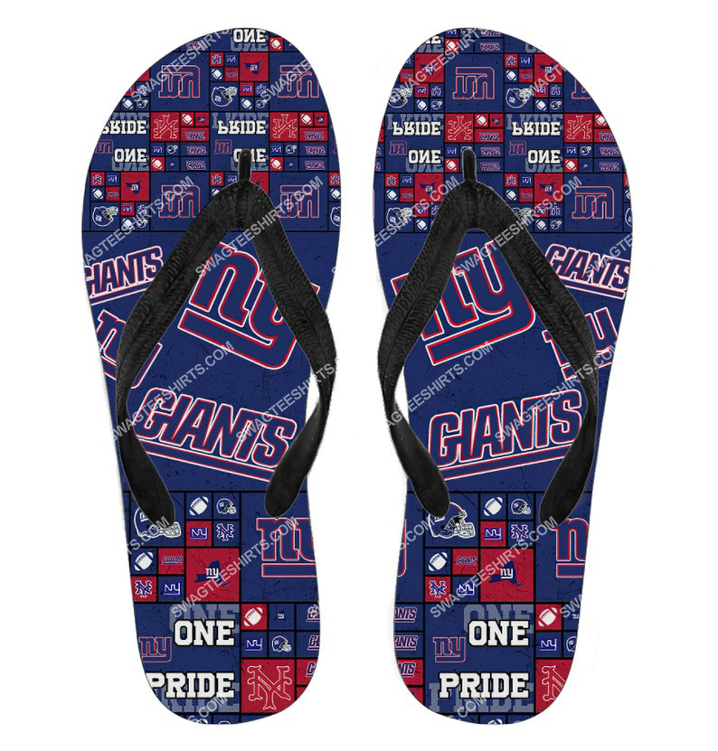 [special edition] national football league new york giants full printing flip flops – maria