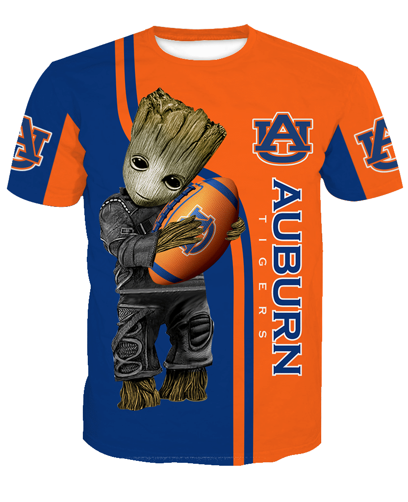 NCAA Auburn Tigers Groot 3d shirt, hoodie 3