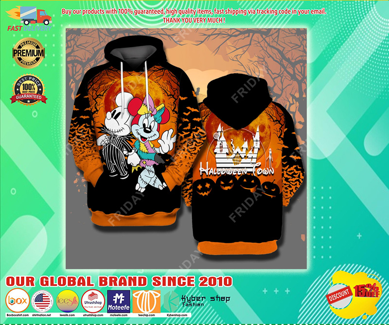Mickey and Minnie halloween hoodie 1