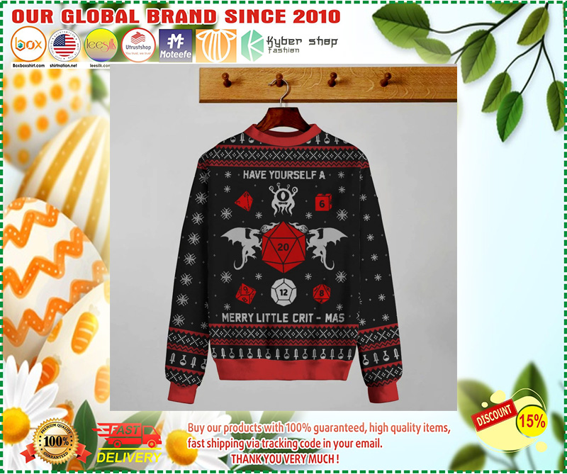 GAME MERRY LITTLE CRIT-MAS KNIT SWEATER 2