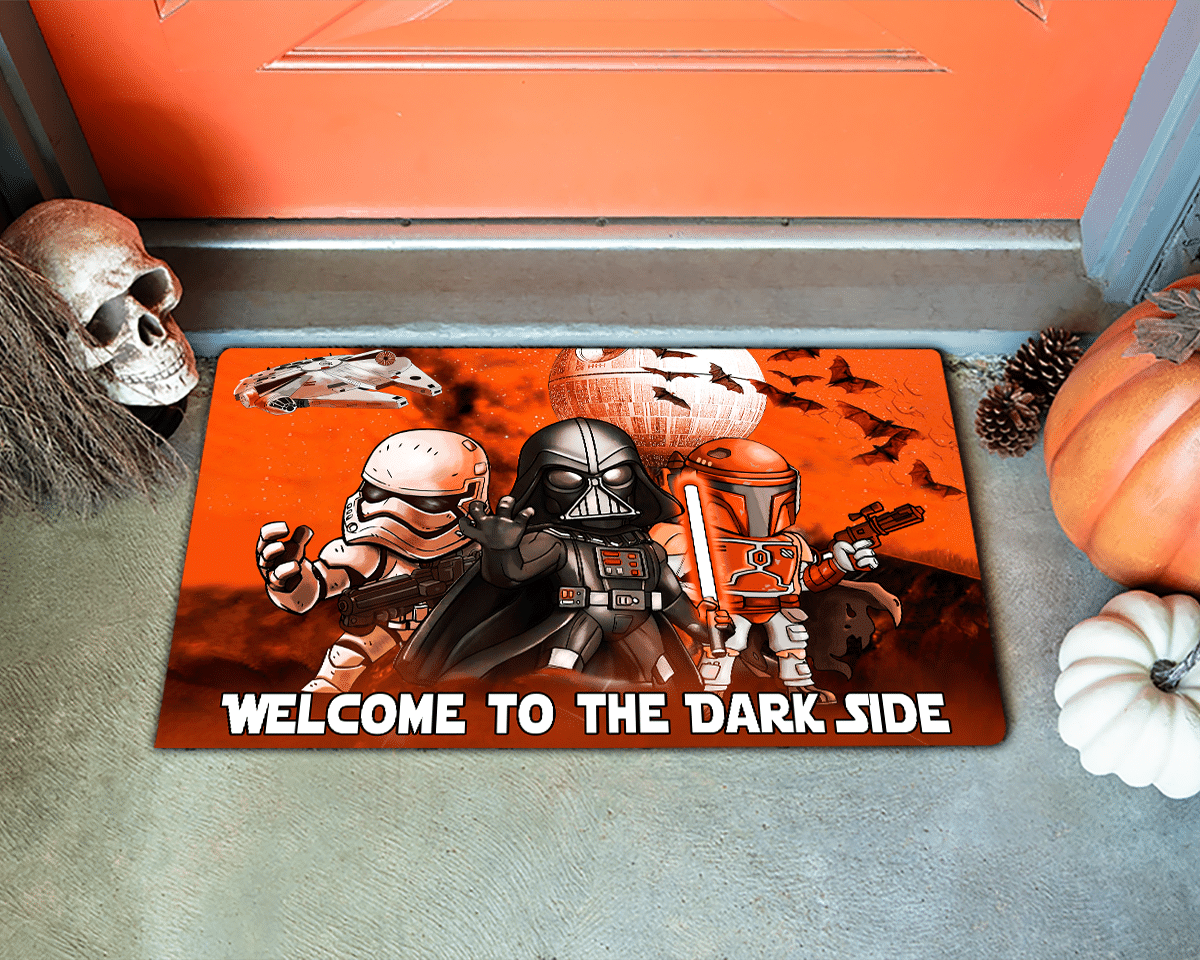 Star Wars Darth Vader Stormtrooper Boba Fett Welcome to the dark side doormart 2