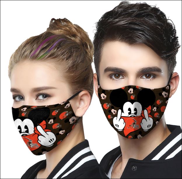 Cleveland Browns Mickey mouse face mask
