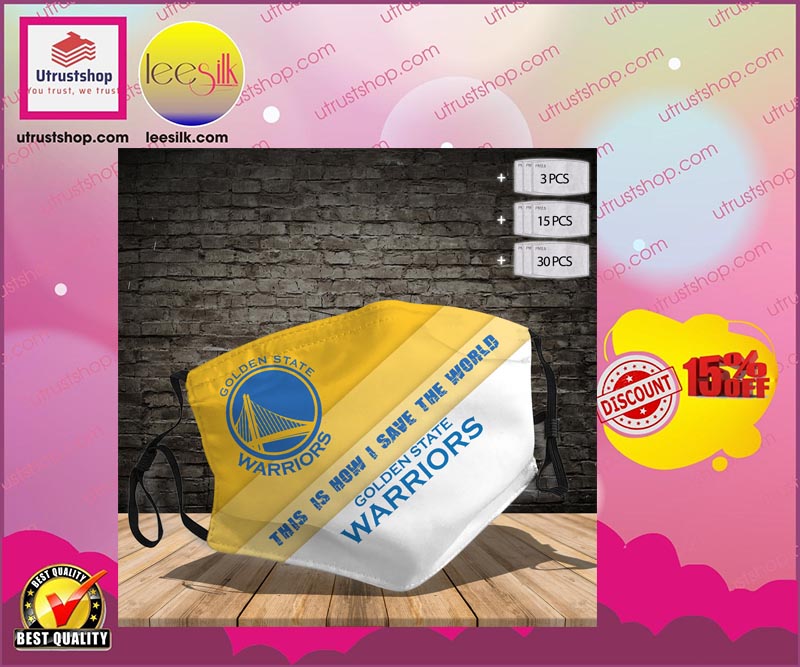 Golden State Warriors This is how I save the world face mask – LIMITED EDITION