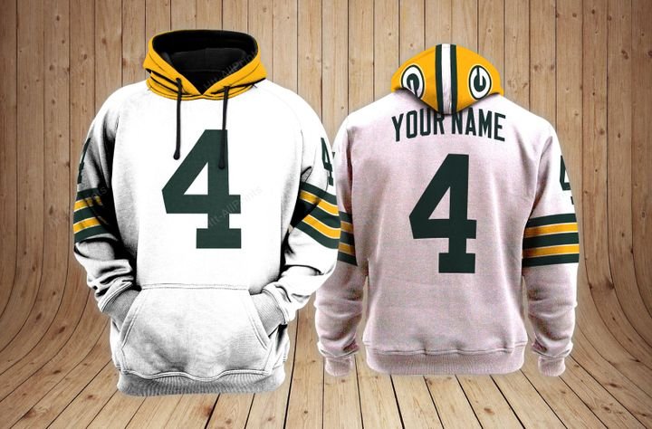 Green bay packers 3d custom name hoodie – LIMITED EDITION