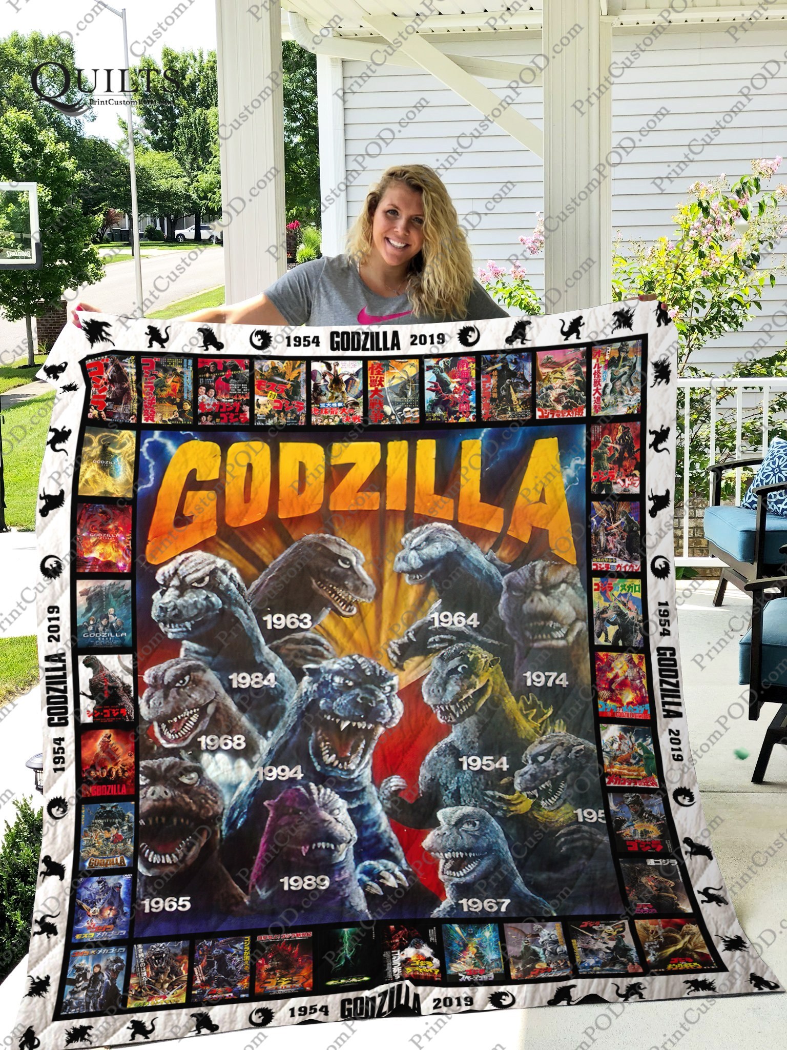 Godzilla quilt blanket – Teasearch3d 210520
