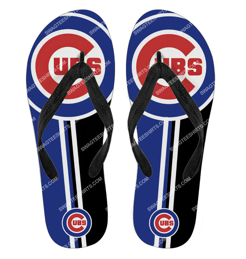 [special edition] the chicago cubs baseball full printing flip flops – maria