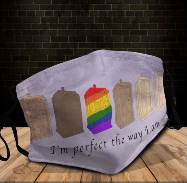 LGBT I'm perfect the way i am face mask