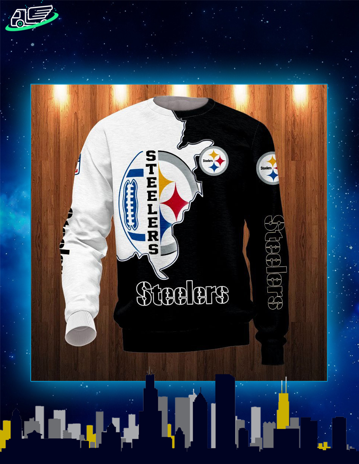 Pittsburgh Steelers 3d sweatshirt