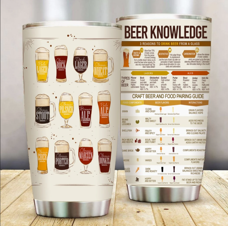 Beer knowledge tumbler – dnstyles
