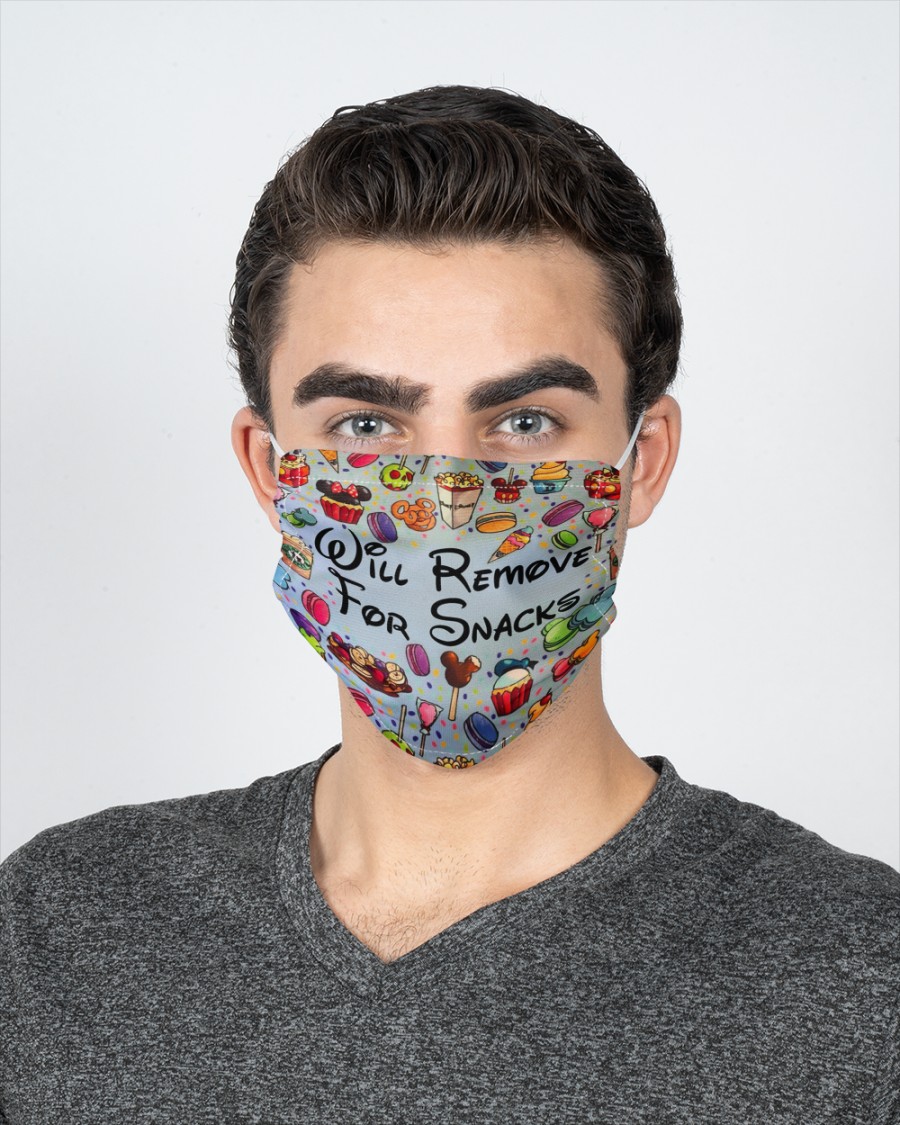 Will remove for snacks disney face mask 2Will remove for snacks disney face mask 2